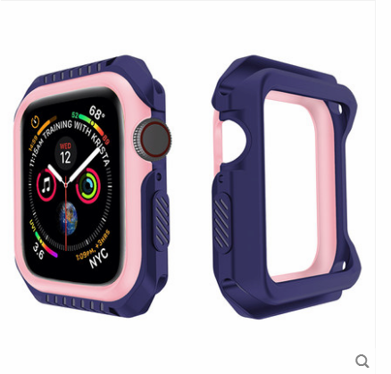 Apple Watch Series 1 Kuoret Murtumaton Silikoni Suojaus Kuori Sininen