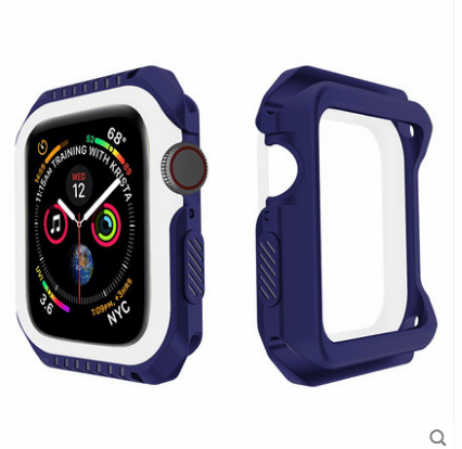 Apple Watch Series 1 Kuoret Murtumaton Silikoni Suojaus Kuori Sininen