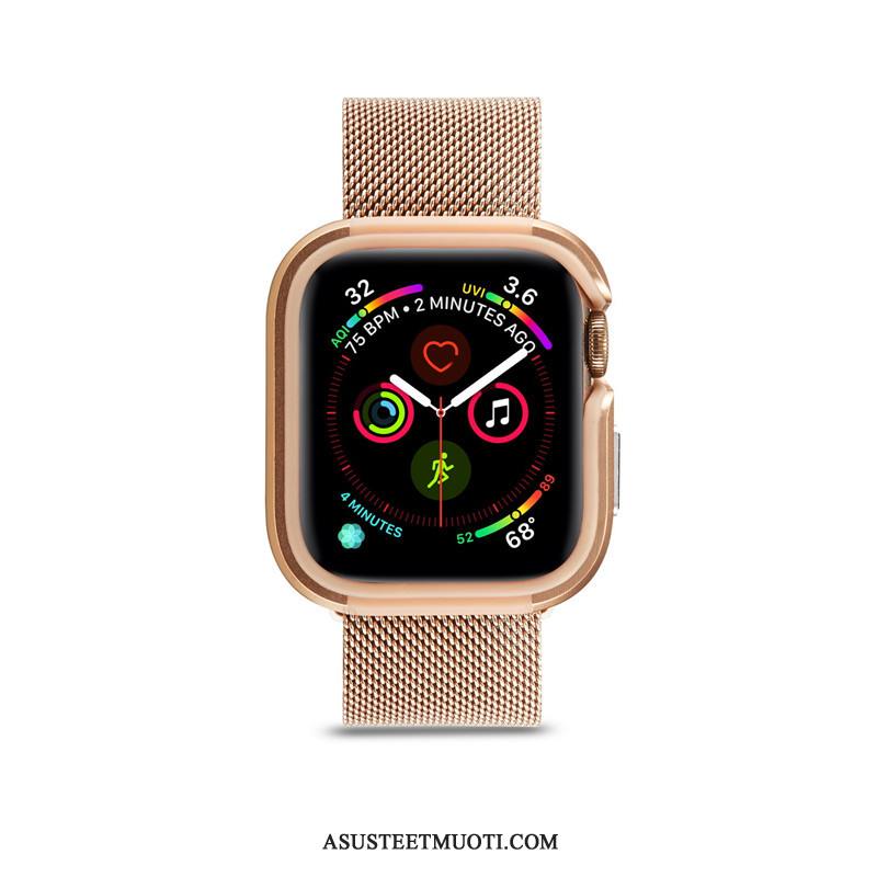 Apple Watch Series 1 Kuoret Persoonallisuus Kehys Metalli Pinkki Kulta