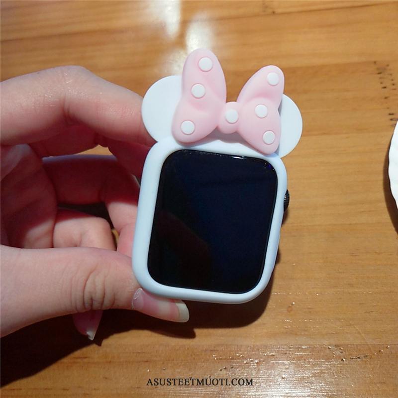 Apple Watch Series 2 Kuori Kuoret Murtumaton Valkoinen Sarjakuva Silikonikuori