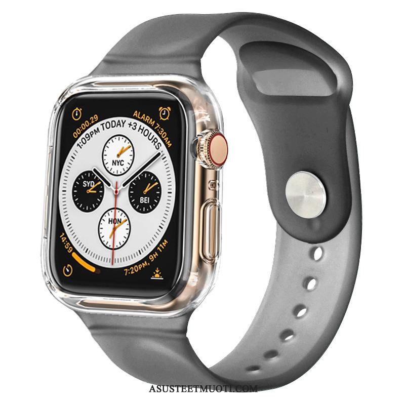 Apple Watch Series 3 Kuori Kuoret Suojaus Urheilu Silikoni Musta Kotelo
