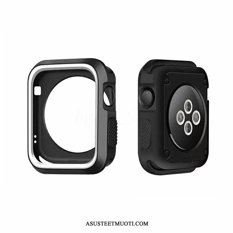 Apple Watch Series 4 Kuoret Pehmeä Neste Lisävarusteet Vihreä Kotelo Silikoni