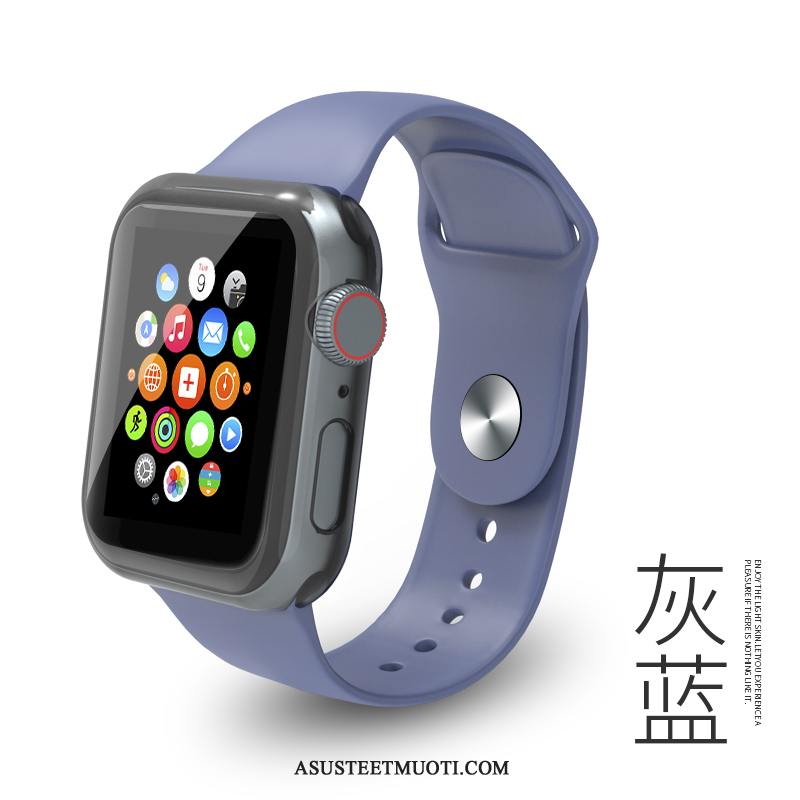 Apple Watch Series 4 Kuoret Tila Musta Silikoni Kuori Urheilu