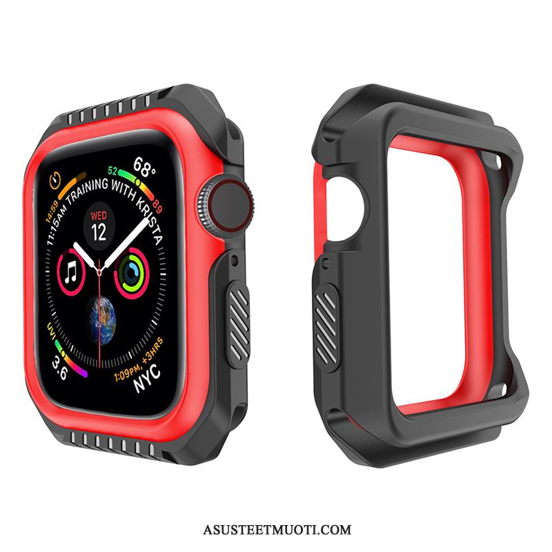 Apple Watch Series 4 Kuoret Urheilu Kehys Kuori Punainen Suojaus