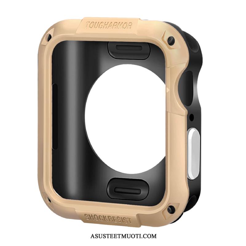 Apple Watch Series 5 Kuoret Murtumaton Kehys Lisävarusteet Silikoni Suojaus