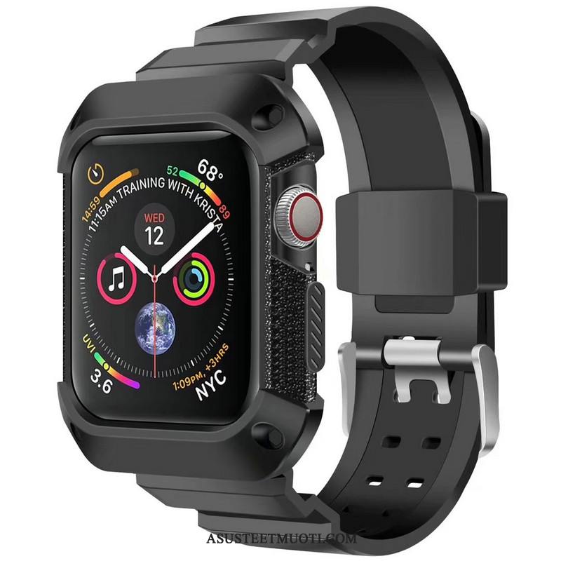 Apple Watch Series 5 Kuoret Murtumaton Suojaus Urheilu Sininen Kuori