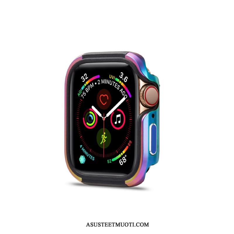 Apple Watch Series 5 Kuoret Suojaus Silikoni Pehmeä Neste Kotelo Sininen