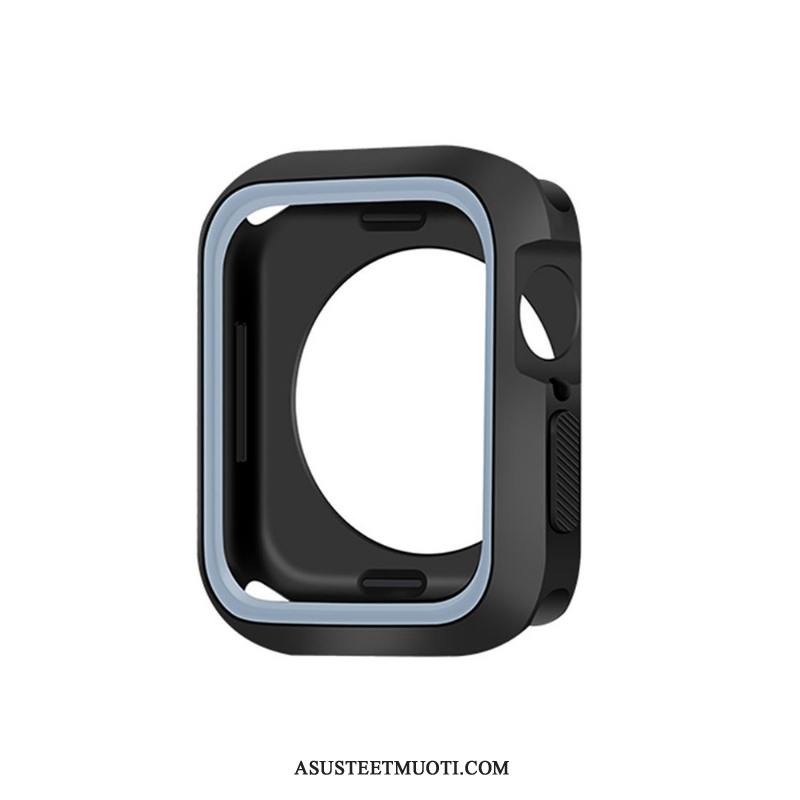 Apple Watch Series 5 Kuori Kuoret Sininen Pehmeä Neste Suojaus Silikoni