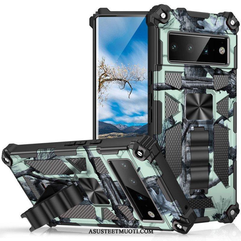 Case Google Pixel 6 Pro Naamiointi Irrotettava Tuki