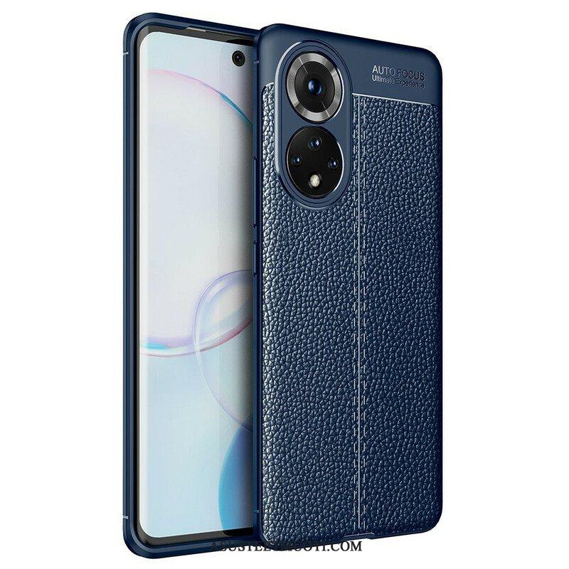 Case Honor 50 Kaksilinjainen Litsi-nahkaefekti