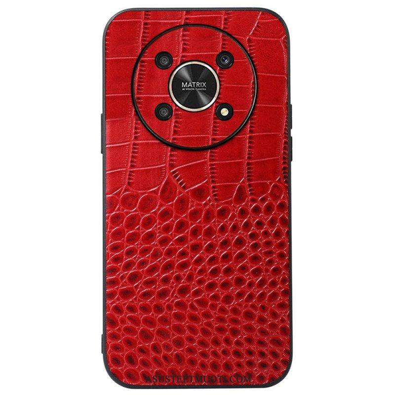 Case Honor Magic 4 Lite 5G Aitoa Patentoitua Krokotiilinahkaa