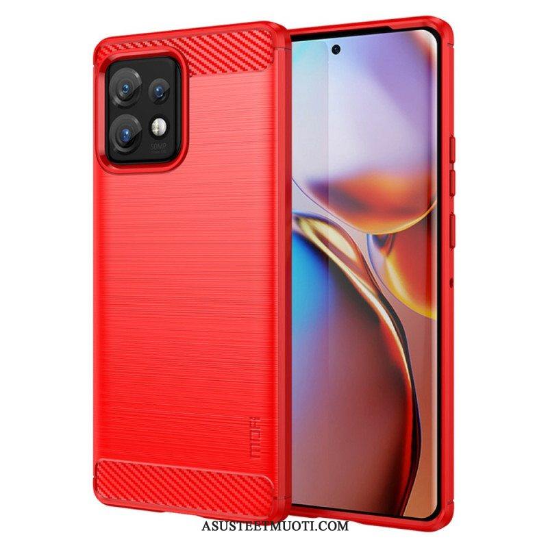 Case Motorola Edge 40 Pro Mofi Harjattu Hiilikuitu