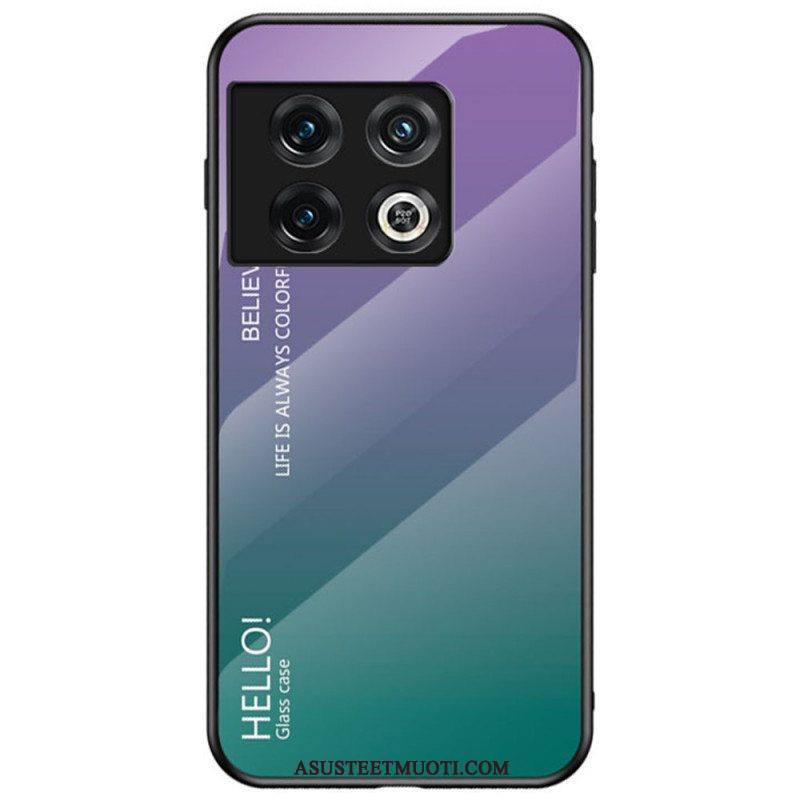 Case OnePlus 10 Pro 5G Karkaistu Lasi Hello