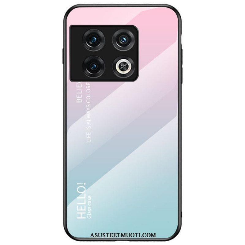 Case OnePlus 10 Pro 5G Karkaistu Lasi Hello