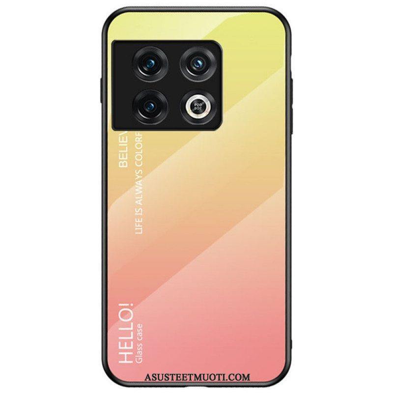 Case OnePlus 10 Pro 5G Karkaistu Lasi Hello