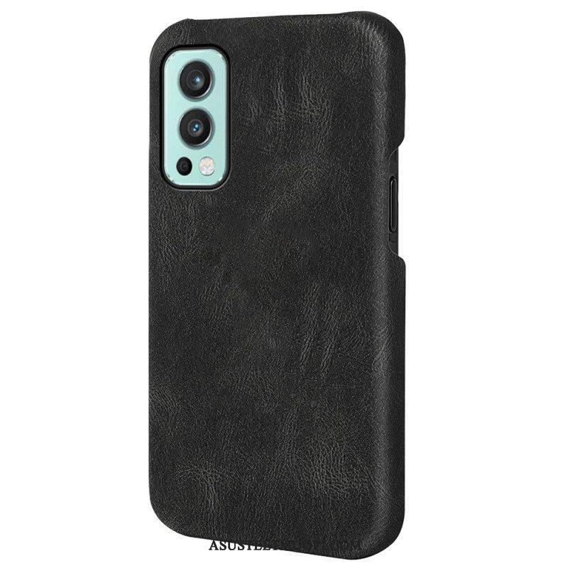 Case OnePlus Nord 2 5G Uusia Värejä Elegance Leather Effect