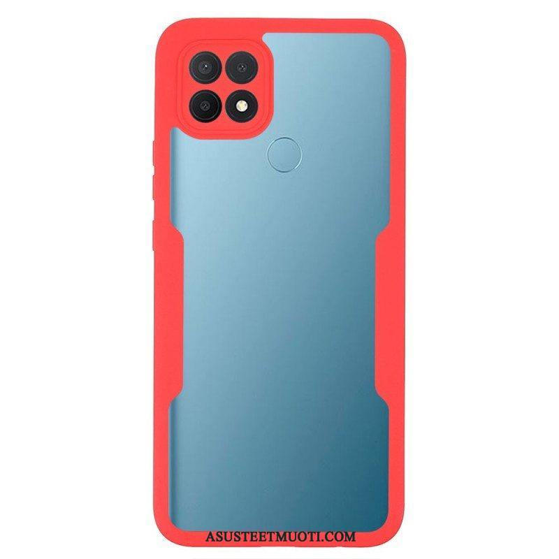 Case Oppo A15 Viistetty Reuna Hybridi