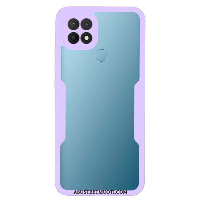 Case Oppo A15 Viistetty Reuna Hybridi