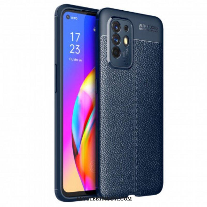 Case Oppo A94 5G Litchi-nahkaefekti