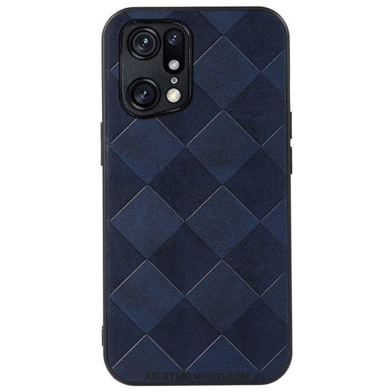 Case Oppo Find X5 Pro Kudottu Rakenne