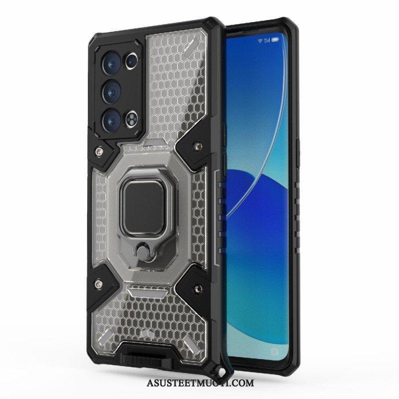 Case Oppo Reno 6 Pro 5G Joustava Renkaan Kanssa