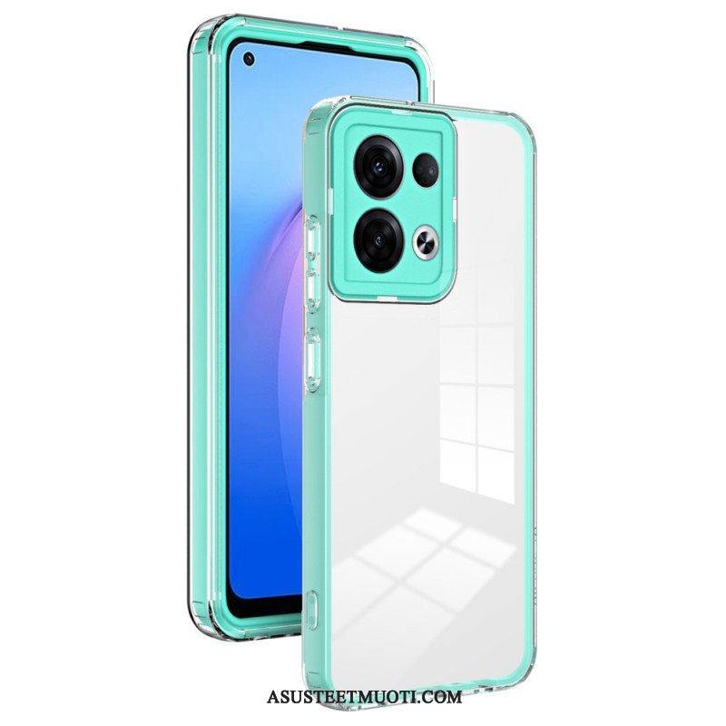 Case Oppo Reno 8 Läpinäkyvä Hybridi