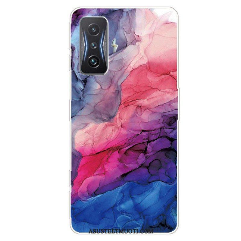 Case Poco F4 GT Akvarelli Marmori