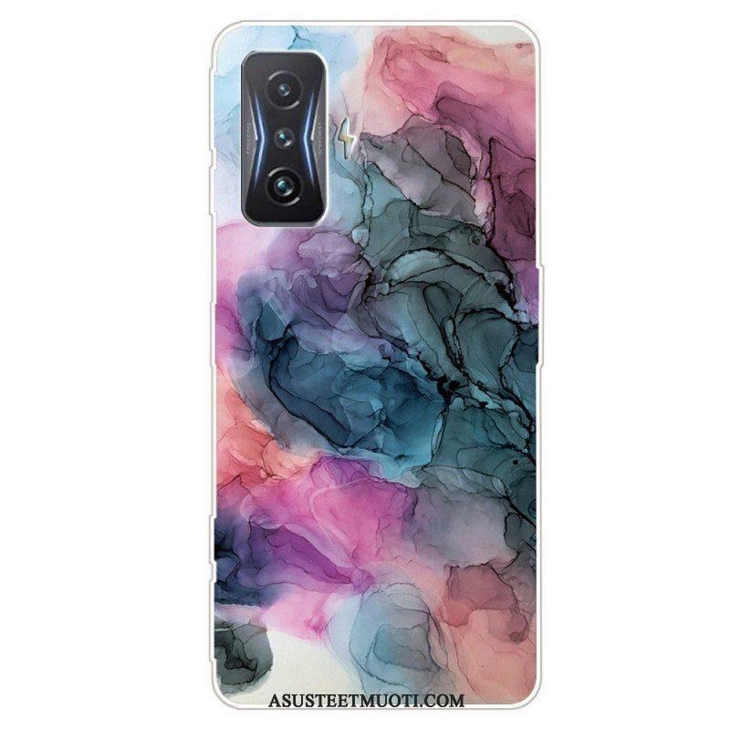 Case Poco F4 GT Akvarelli Marmori