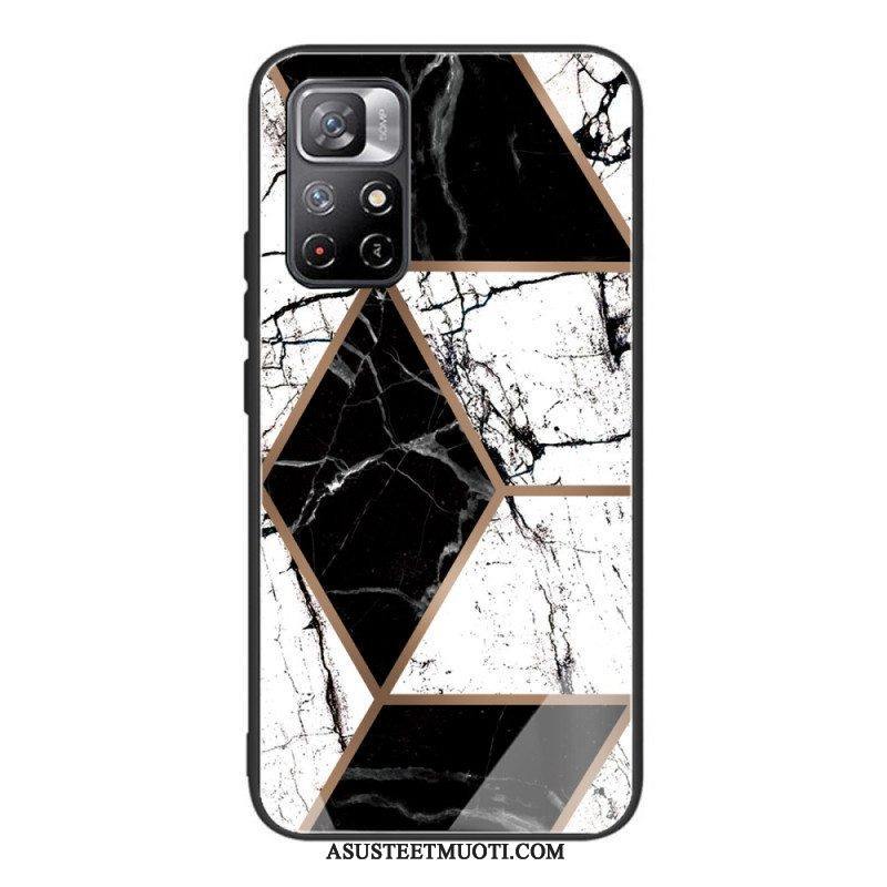 Case Poco M4 Pro 5G Karkaistu Marmori Geometria