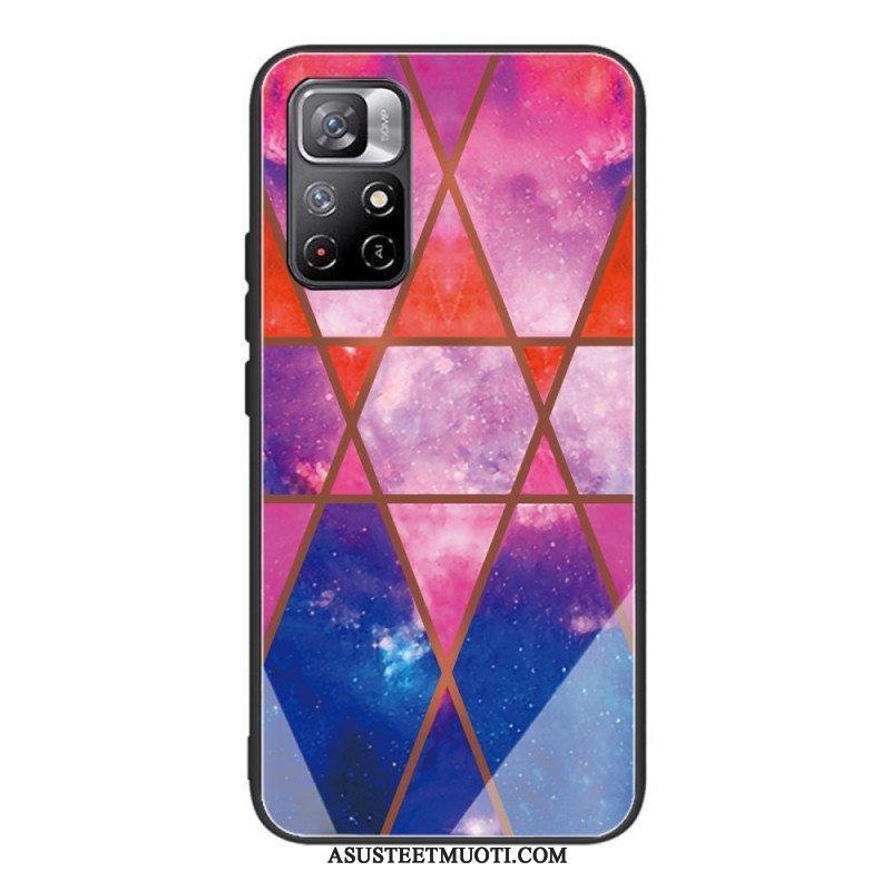 Case Poco M4 Pro 5G Karkaistu Marmori Geometria