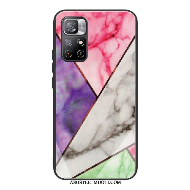 Case Poco M4 Pro 5G Karkaistu Marmori Geometria