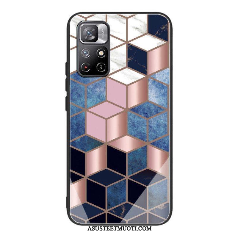 Case Poco M4 Pro 5G Karkaistu Marmori Geometria