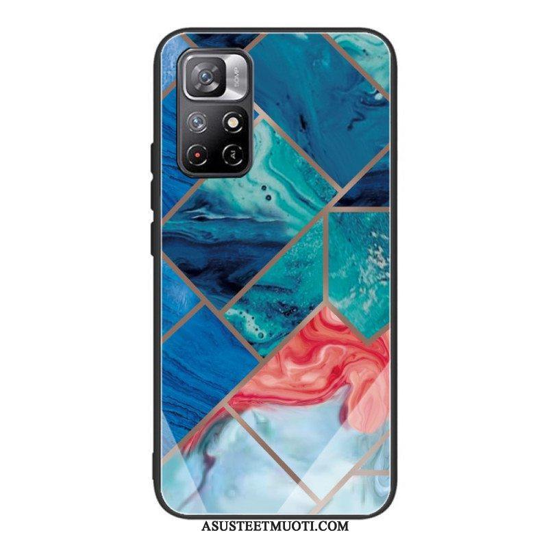 Case Poco M4 Pro 5G Karkaistu Marmori Geometria