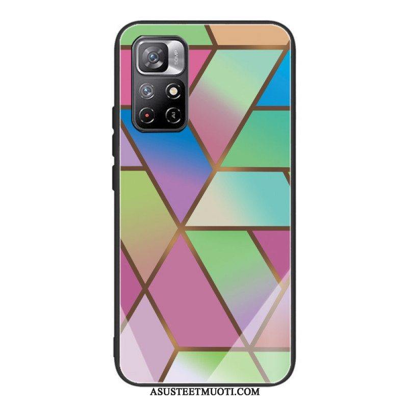 Case Poco M4 Pro 5G Marmori Design Karkaistu Lasi