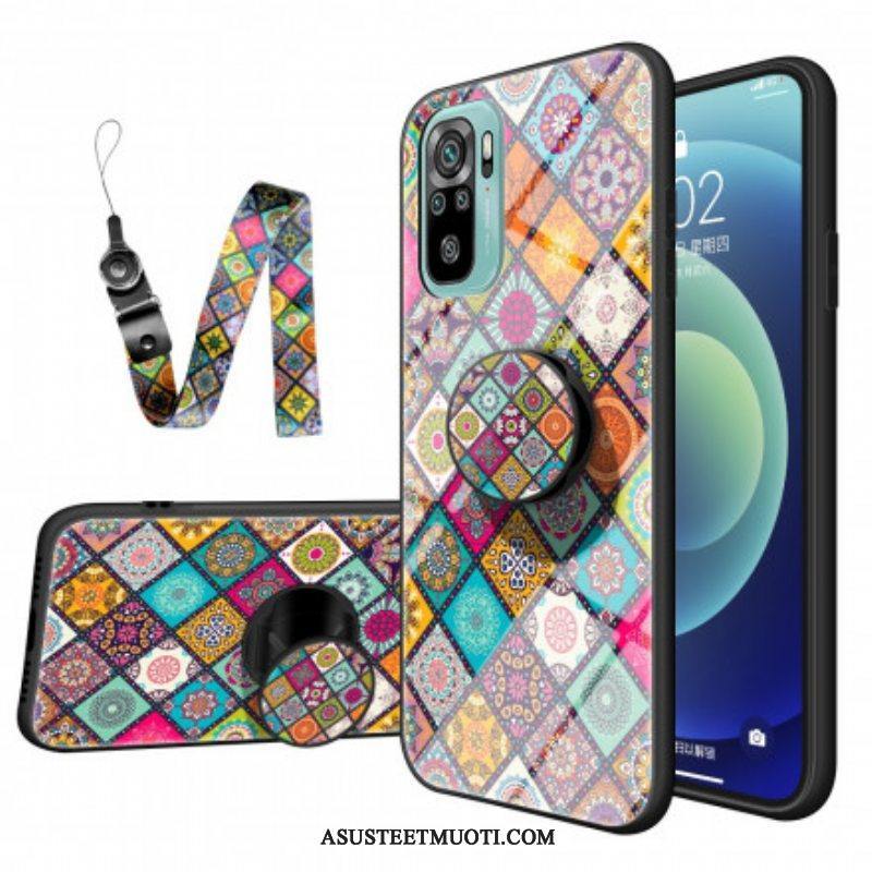 Case Poco M5s Patchwork Magneettipidike