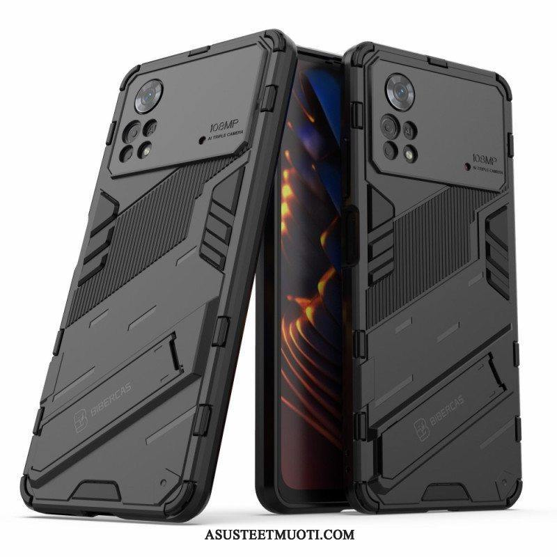 Case Poco X4 Pro 5G Hands-free-kaksiasentoinen Irrotettava Teline
