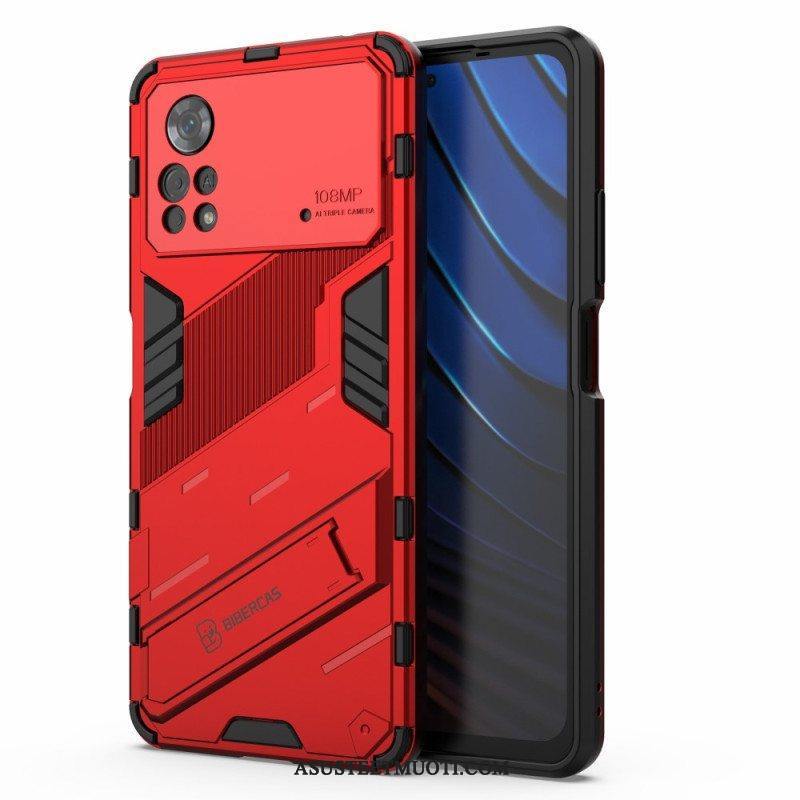 Case Poco X4 Pro 5G Hands-free-kaksiasentoinen Irrotettava Teline