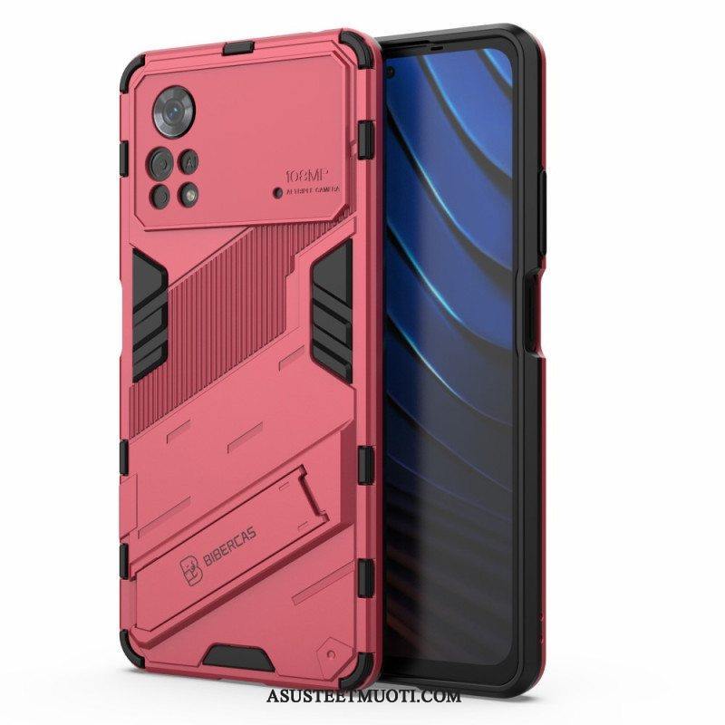 Case Poco X4 Pro 5G Hands-free-kaksiasentoinen Irrotettava Teline