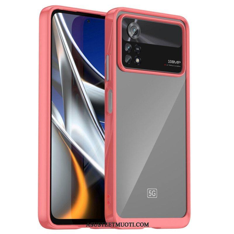 Case Poco X4 Pro 5G Hybridiväriset Reunat