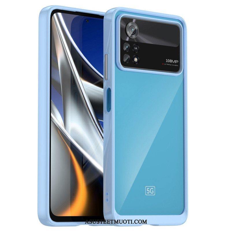 Case Poco X4 Pro 5G Hybridiväriset Reunat