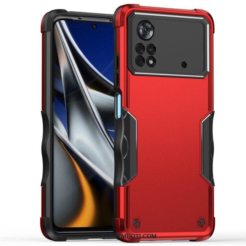 Case Poco X4 Pro 5G Metalliefektihybridi