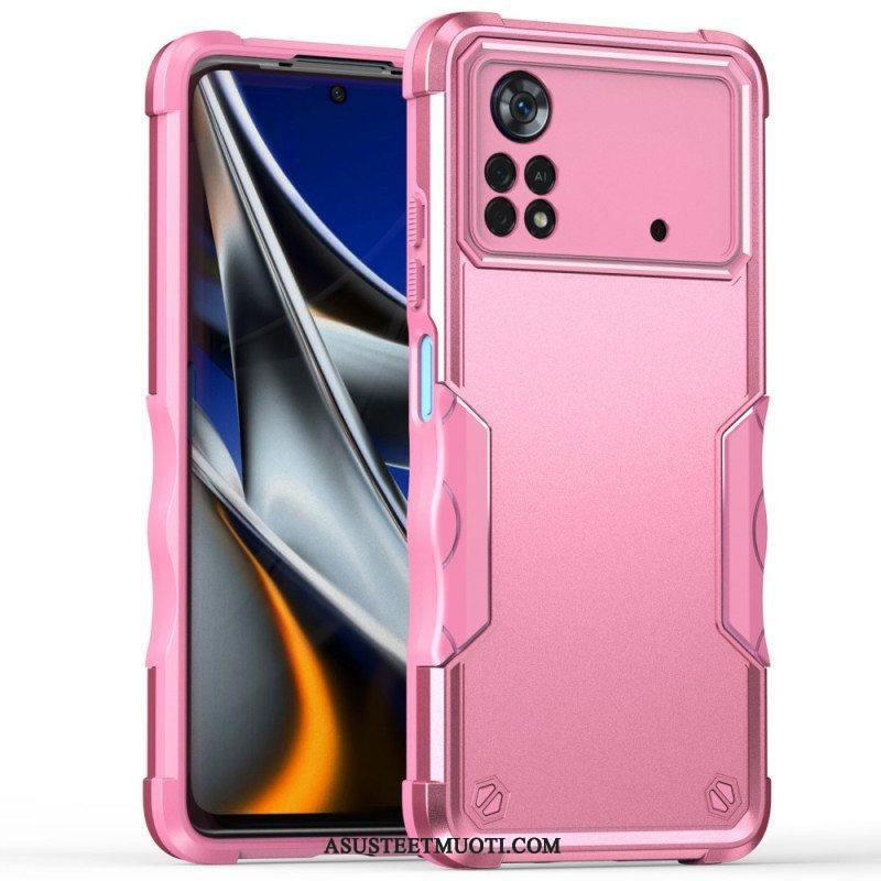 Case Poco X4 Pro 5G Metalliefektihybridi