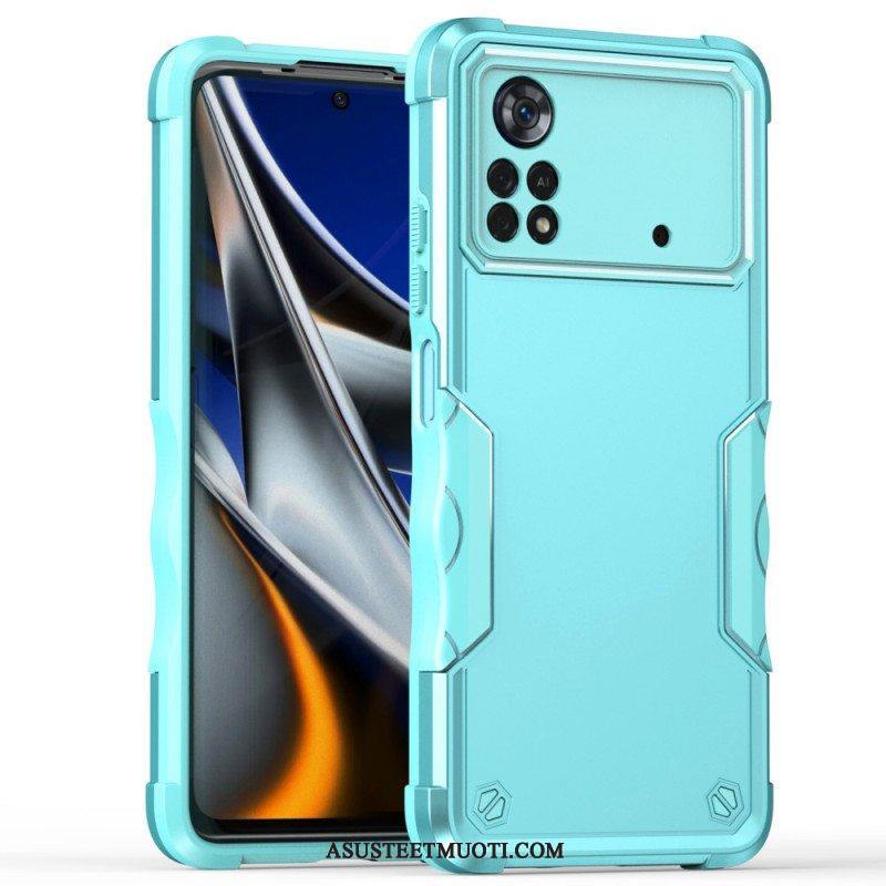 Case Poco X4 Pro 5G Metalliefektihybridi