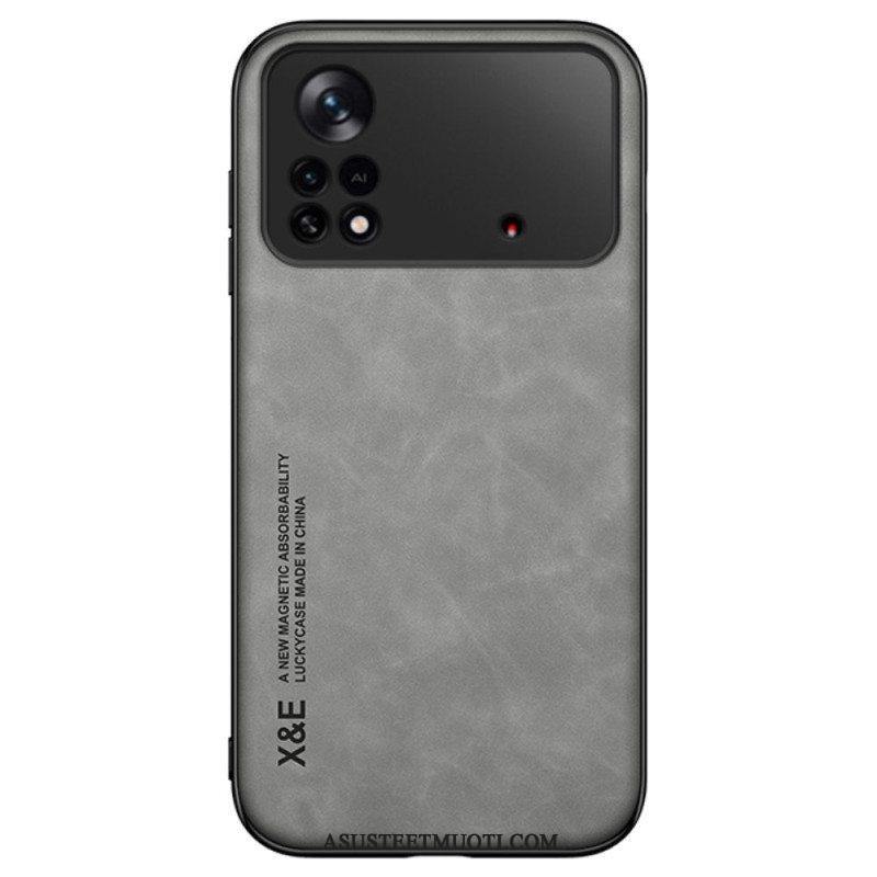 Case Poco X4 Pro 5G X&e-nahkamuotoilu