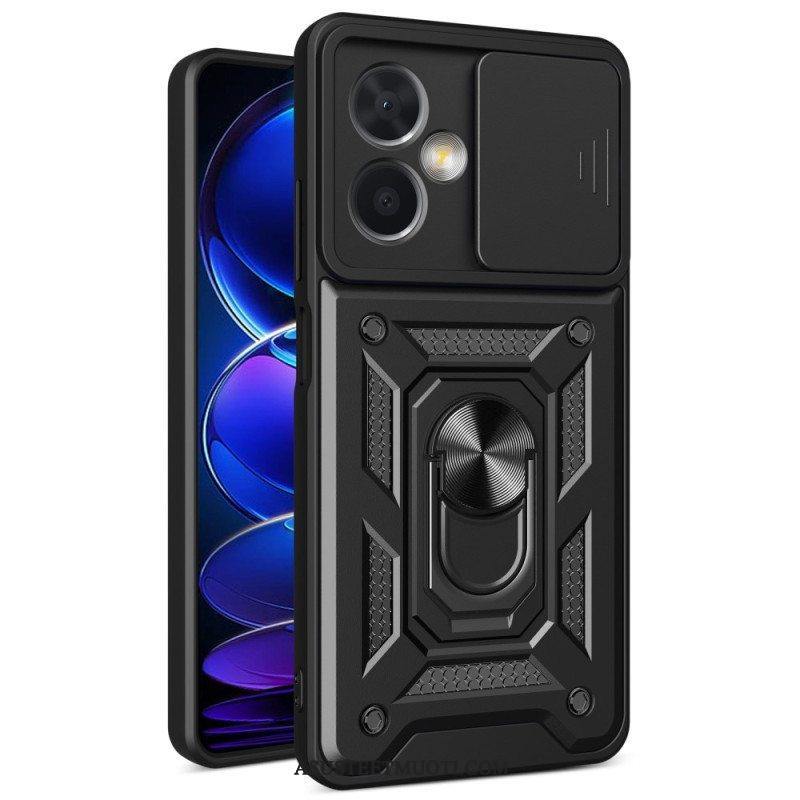 Case Poco X5 5G Kameran Kansi Ja Teline