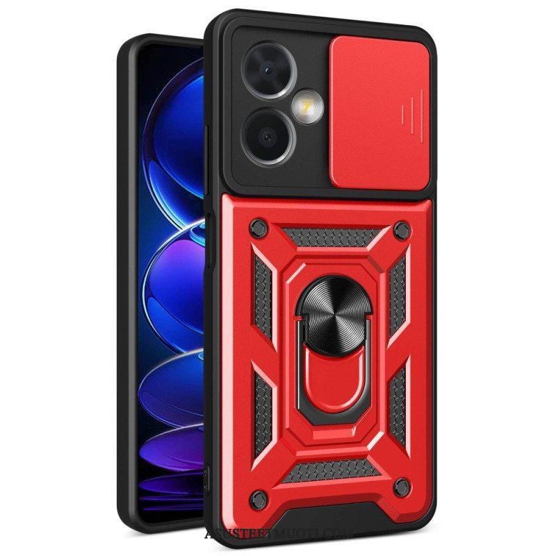 Case Poco X5 5G Kameran Kansi Ja Teline