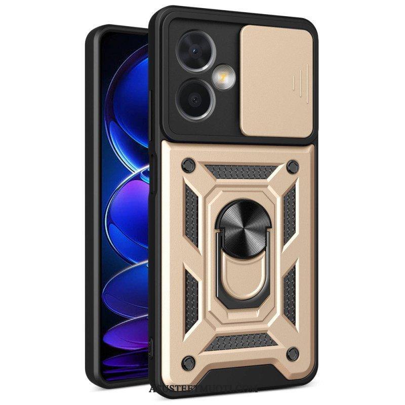 Case Poco X5 5G Kameran Kansi Ja Teline