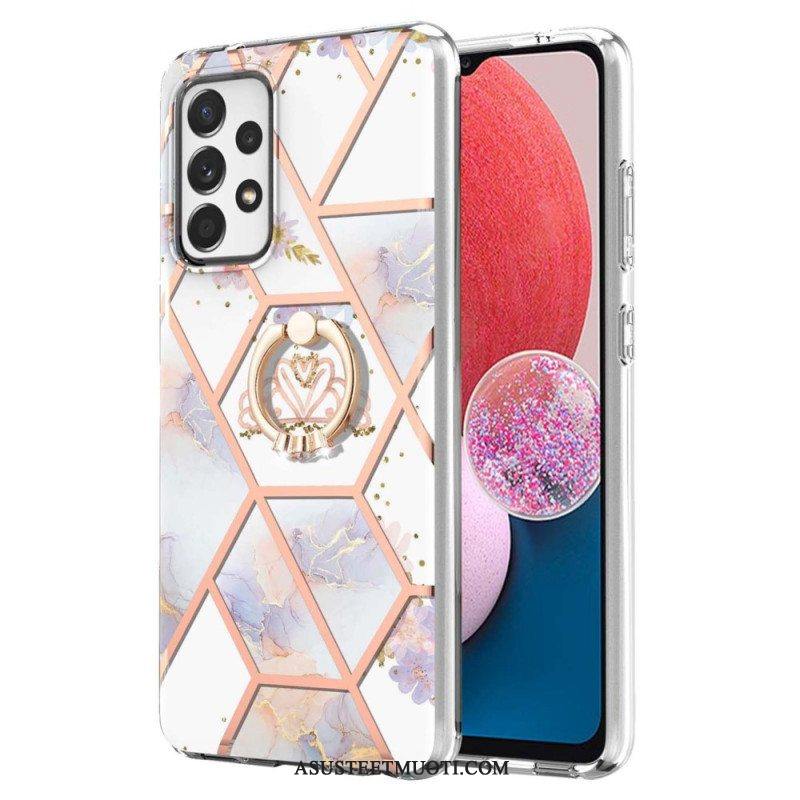 Case Samsung Galaxy A13 Sormus-kiinnike Kukat