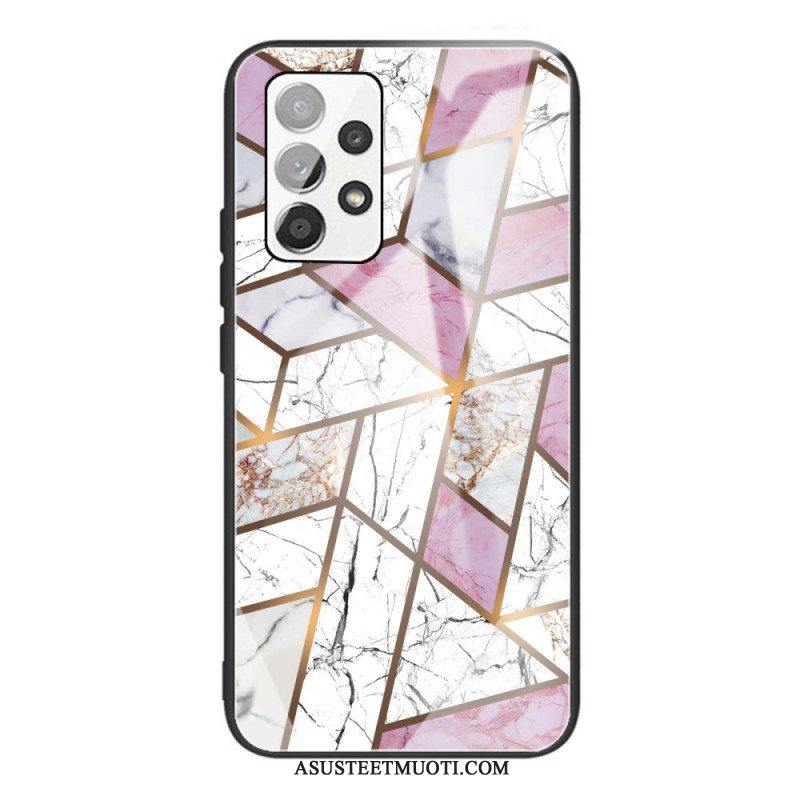 Case Samsung Galaxy A53 5G Geometria Marmori Karkaistu Lasi