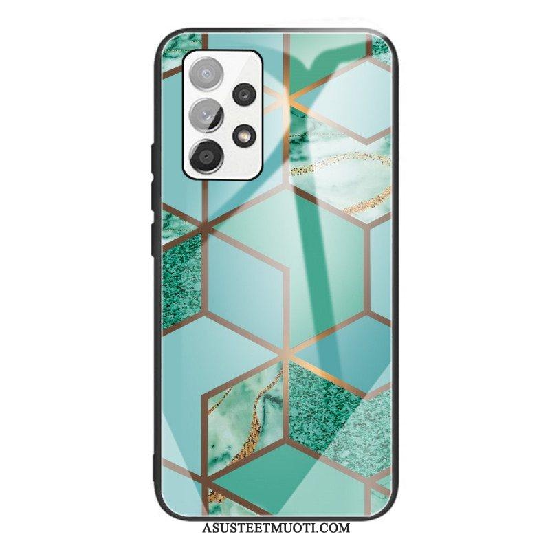 Case Samsung Galaxy A53 5G Geometria Marmori Karkaistu Lasi